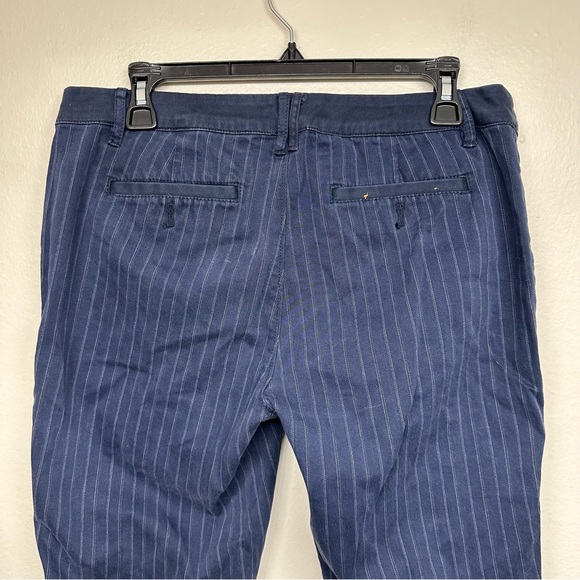 Pilcro And The Letterpress Pants Womens No 29 Blue Fit Hyphen Stripes - Picture 6 of 12